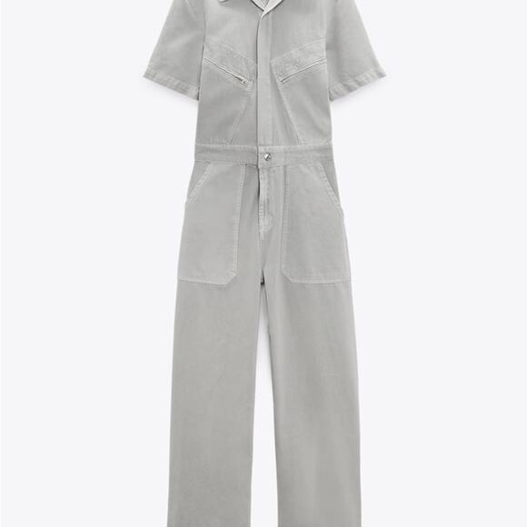 ZARA LONG COLORFUL JUMPSUIT - Picture 9 of 13